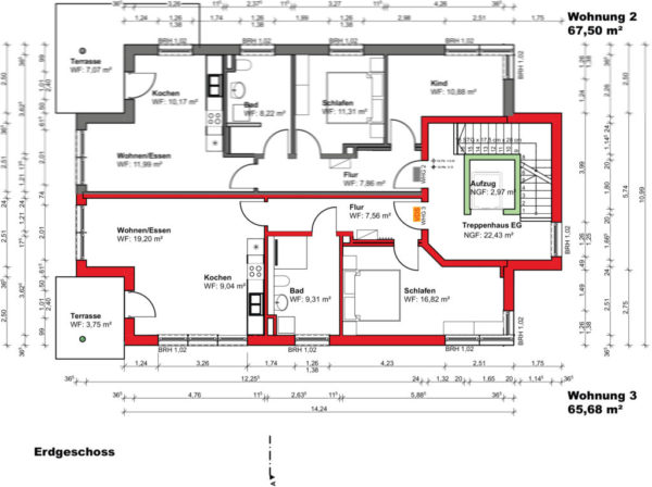 Wohnung 3 - Erdgeschoss