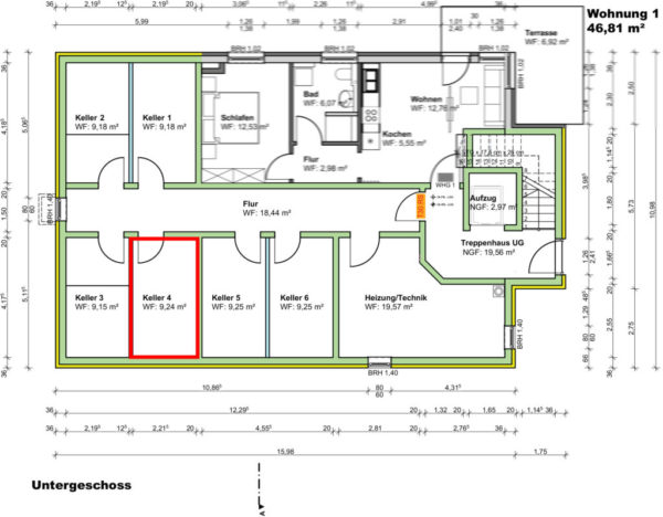 Wohnung 4 - Keller