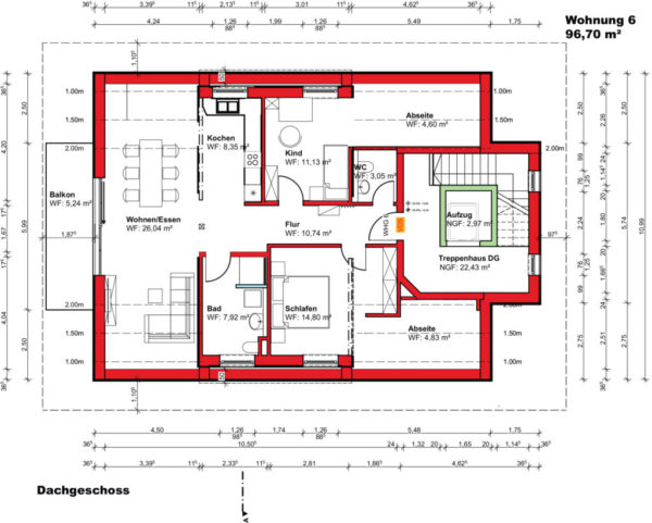 Wohnung 6 - Dachgeschoss